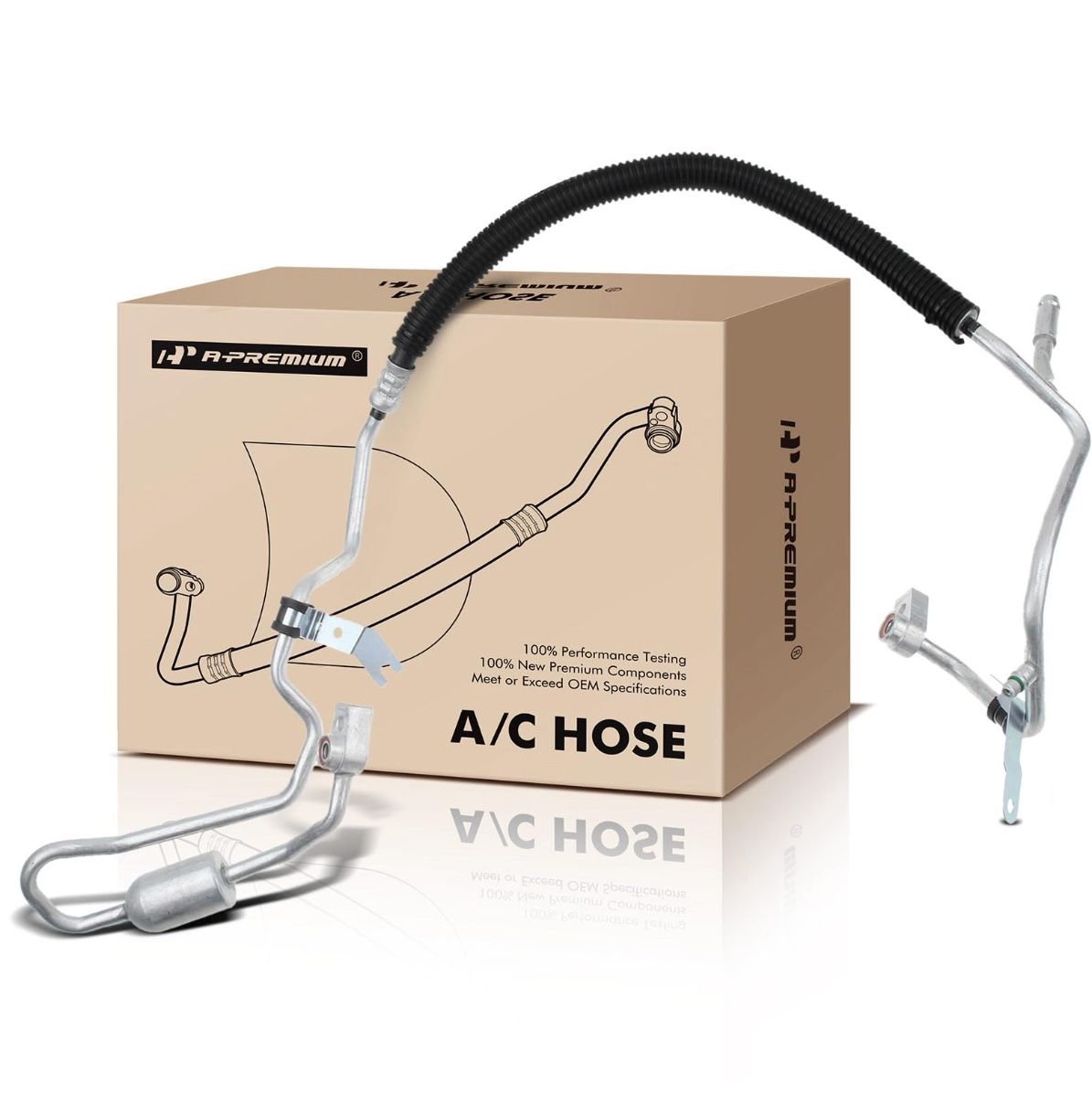 A-Premium A/C Discharge Line Hose Assembly Compatible With Ford Fusion 2013-2020 L4 1.5L 1.6L