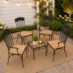 Indoor / Outdoor Accent Chairs Set