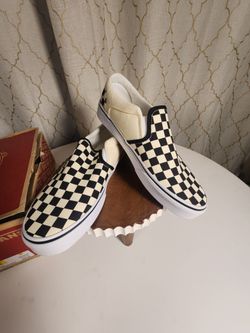 NEW Vans Classic unisex Slip-On Checkerboard Shoes