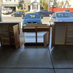 Old Kitchen Cabinets Oak