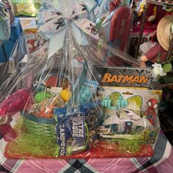 Easter Basket-Spiderman,Batman