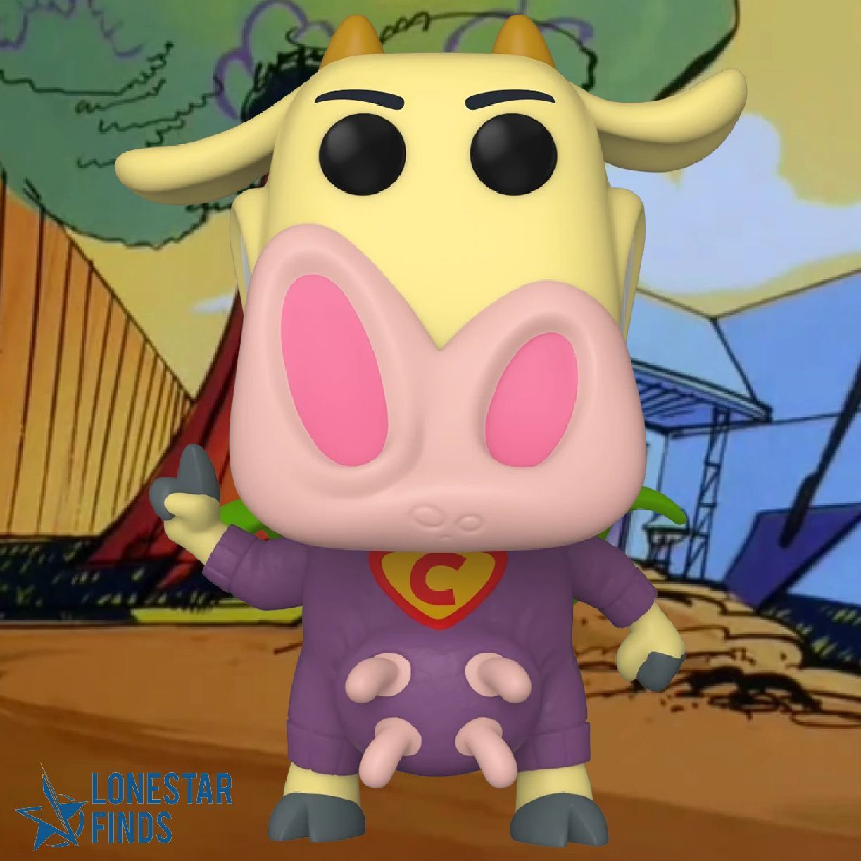 Funko POP! Television Cow & Chicken Cow Figure #1071!