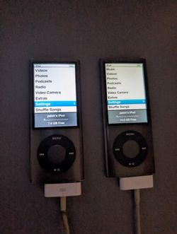8 gb & 16 gb IPOD NANOS 5th Generation