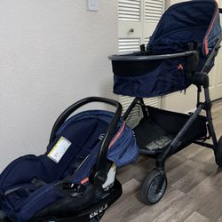 Evenflo Car Seat With Base, Stroller 