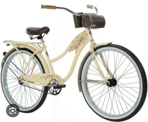 Yellow beach cruiser