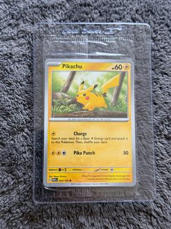 Sealed Pikachu Pokemon together stamp promo