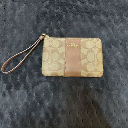 Authentic Coach Wristlet 