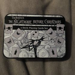 Nightmare before Christmas to deck playing cards set