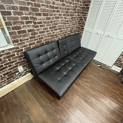 Leather Sofa Bed 