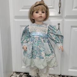 Doll Large 25" Porcelain Doll Excellent Condition PRICE Is Firm Cash Only 