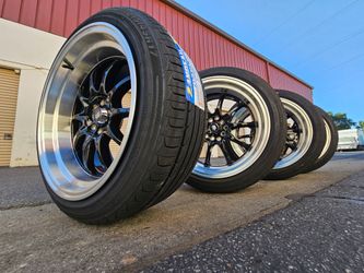 Wheels 17x9 5 lugs new rims and tires