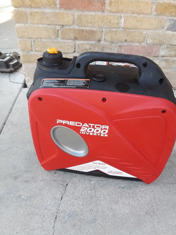 GENERATOR PREDATOR INVERTER 2000WATT for Sale in San Antonio, TX - OfferUp