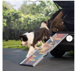 COZIWOWTelescoping Dog Ramp Steps for Trucks SUV