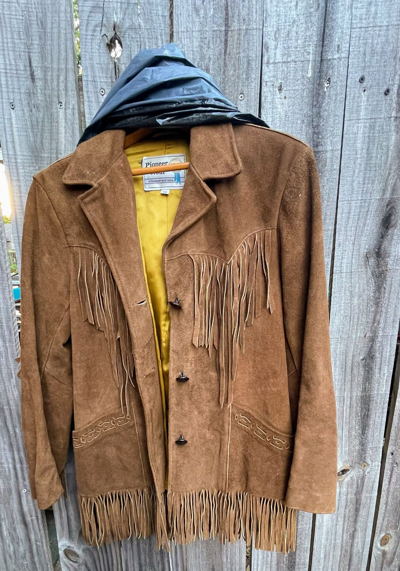 Pioneer Wear Boho Suede Leather Fringe Jacket
