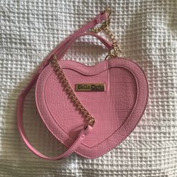 Bella Doña Pink Heart Purse Chain Valentines 