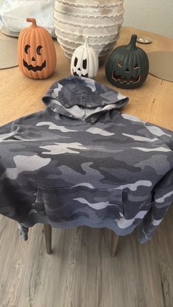 Grey camouflage hoodie from Pink