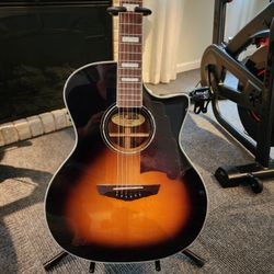D'Angelico Premier acoustic electric guitar. 