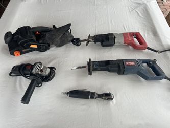 Power Tools, Your Choice Sawzall Belt Sander, Grinding Wheel Or Pneumatic Ratchet 