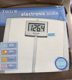 Taylor electronic bathroom scale (new)