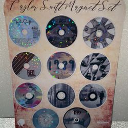 Taylor Swift Album Magnet Set ~Mini CD’d ~ Swiftie Merch ~ The Tortured Poets Department