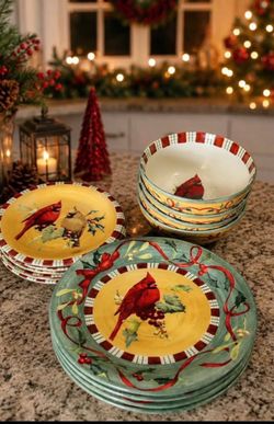 Lenox cardinal dish set