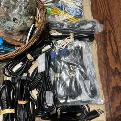 Pc Cables, CAT 5, USB, Power Supply Cords, Video Cables 