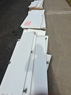 Cabinet doors and shelves
