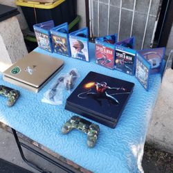1 Controller with 3 Games out 100 disc Games, with 0 Roaches 0 Issues Playstation 4 Slim 1TB PS4 1,000GB, $230! OR 500GB $200! Combo Is Already Cheap.
