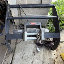 Warn Winch With Push Bar For 09 Chevy Thaho