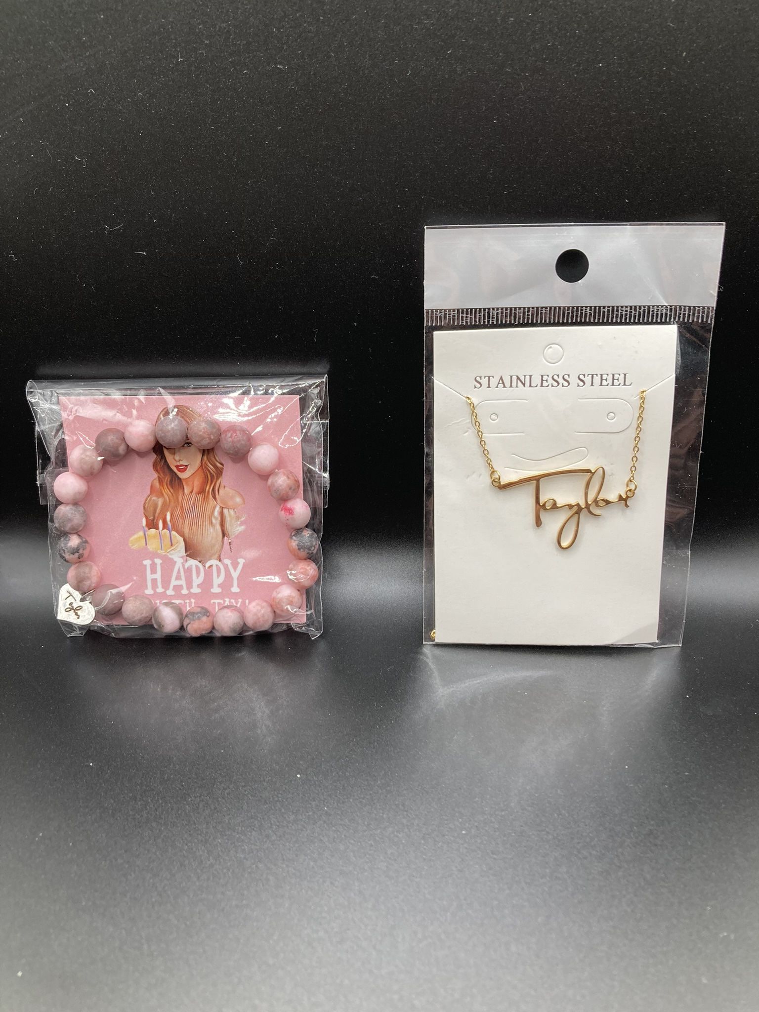 Taylor Swift Necklace Bracelet Combo