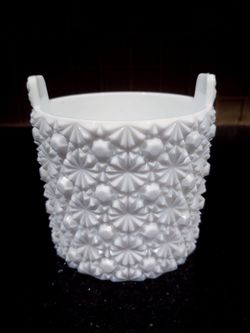Vintage Milk Glass Candy Dish