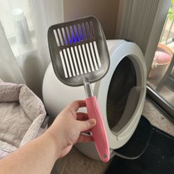 Large Pink Cat Litter Scoop Sifter