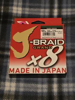 Dark Green Jbraid Fishing Line