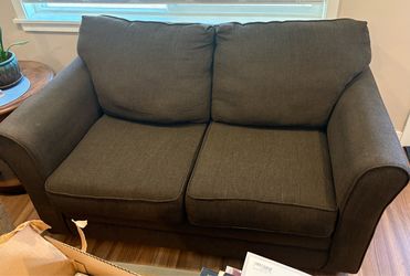 Brown Loveseat