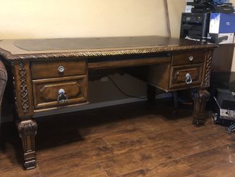 Real wood desk