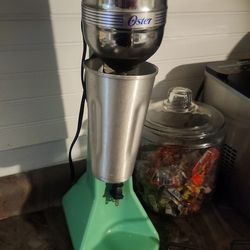 Oster Commercial Heavy Duty 2-Speed Milk Shake Machine Mixer, Green