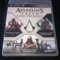 PS3 Assassins Creed Ezio Trilogy $10