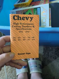 Chevy High Performance Casting Numbers And Specifications