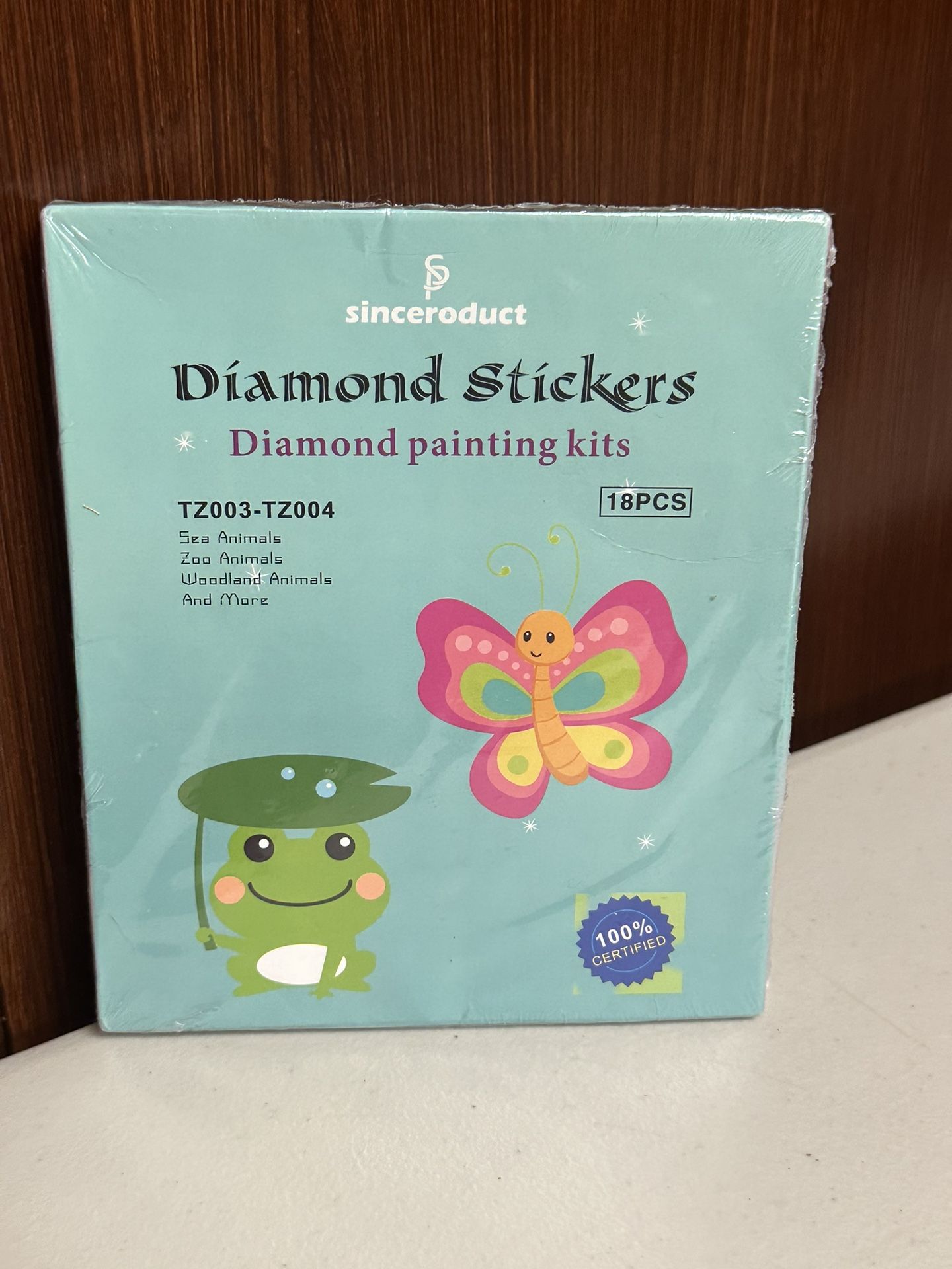 Sinceroduct 5D DIY Diamonds stickers animals shapes kit
