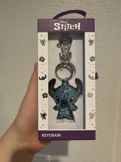 Stitch Bedazzled Keychain
