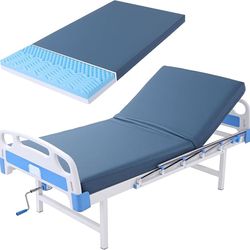 Brand New HOMBYS 5-Zone Memory Foam Hospital Bed Mattress for Pressure Relief & Pain Reduction, FDA Registered Medical Mattress for Home or Clinical U