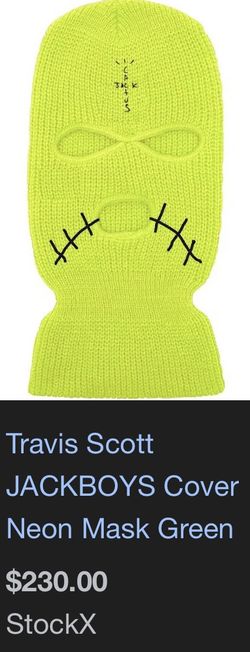 Travis Scott JACKBOYS cover Neon Mask Green for Sale in Cleveland, OH -  OfferUp