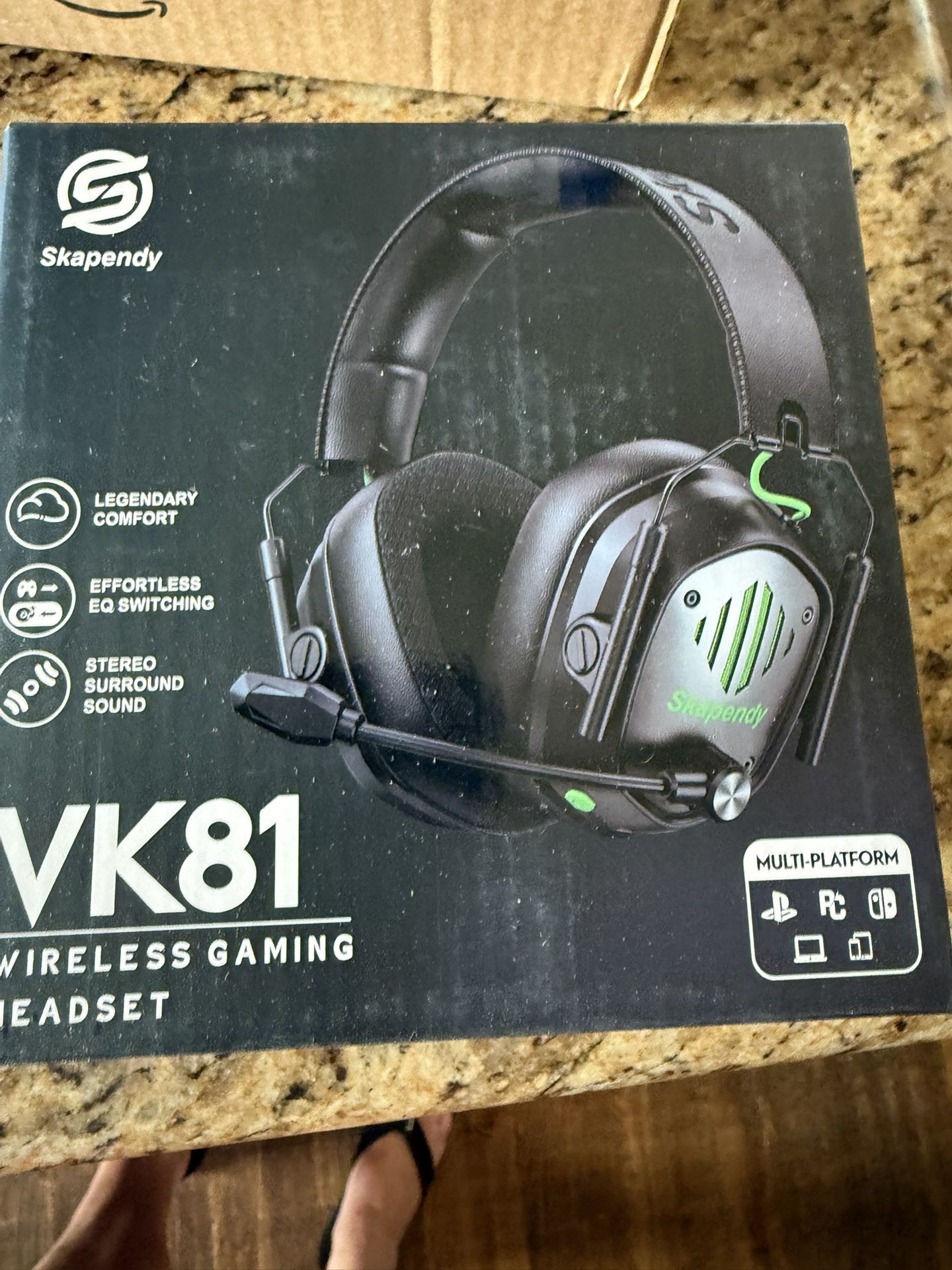 NEW 2.4GHz Wireless Gaming Headset for PS5, PS4, PC - Bluetooth Gaming Headphones