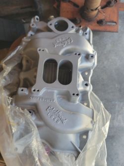 Ld340 intake, new, powder,coated ,hard to find intake 340 mopar