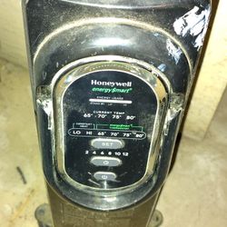 HONEYWELL ENERGY SMART 1500 W Electric Heater  Works Good 