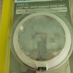Aqua Signal 12v Red/White Dome Light