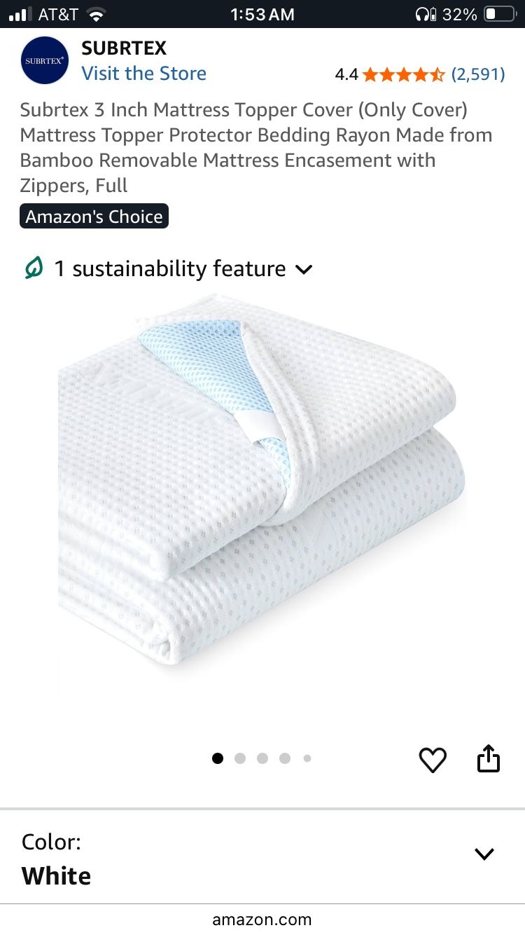 Mattress Topper Cover