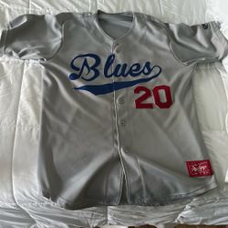 Bristol Blues Players Jersey/ Away Greys 