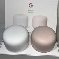 Like new Nest Wifi Router and Speaker Combo with original box