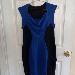 Black And Blue Dress